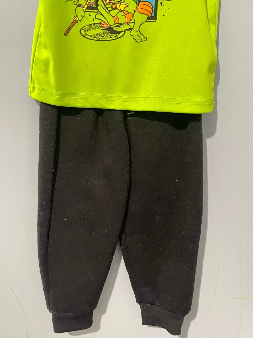 Nickelodeon Neon Lime Teenage Mutant Ninja Turtles Short Sleeve Tee | Size 24M